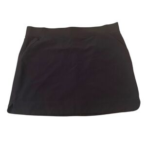 32 Degrees Cool Skort Black Athletic Preppy Tennis Golf Pickle Ball Size XL